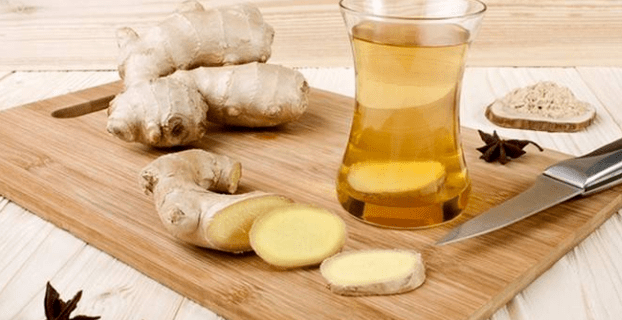 Té de xenxibre por potencia