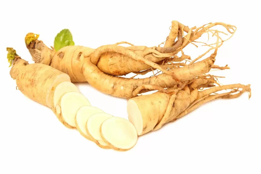 raíz do ginseng nas cápsulas de Eroboost